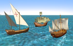 Nina, Pinta and Santa Maria