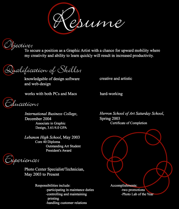 resume