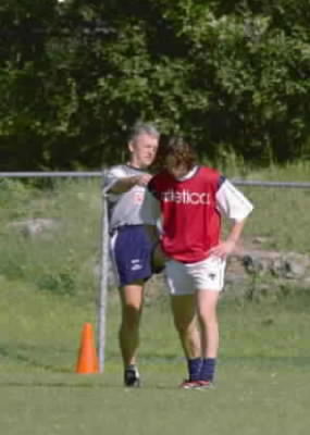 Siempre con el apoyo de su t�cnico