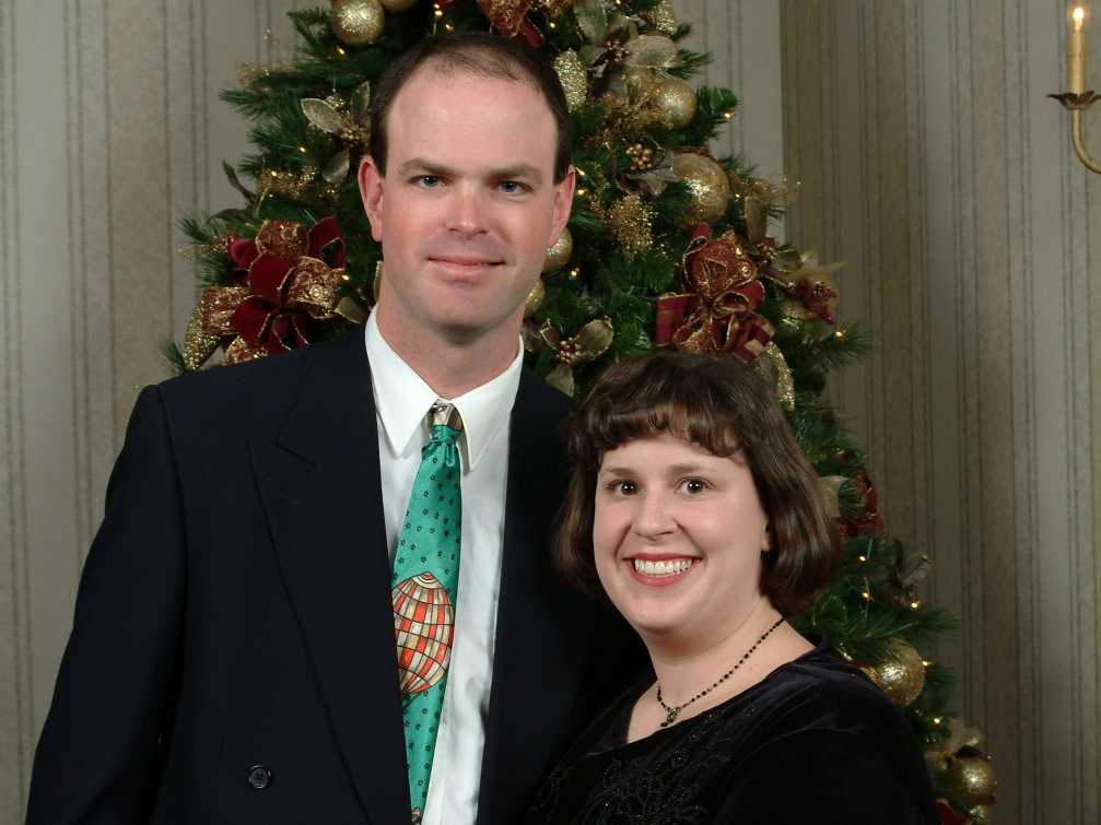 Jeff and Rachel at Patrick Eng. Christmas Party