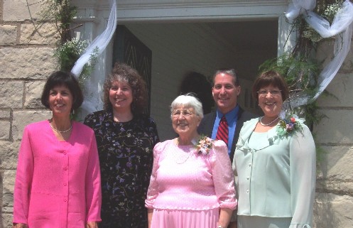 L to R: Joan, Linda, Mildred, Neal and Jan (Rachel's mother)
