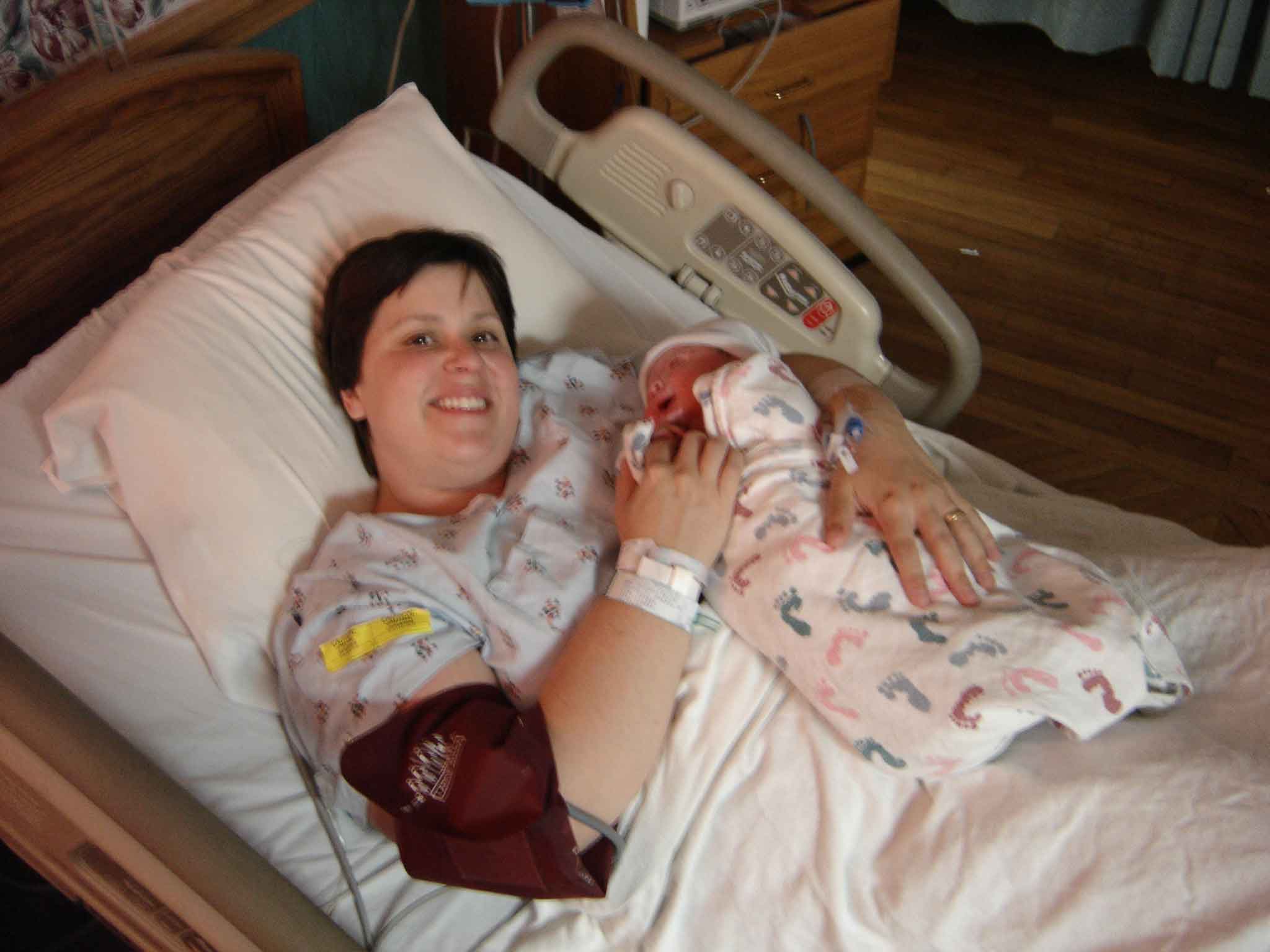 First photo of our new mom and baby!