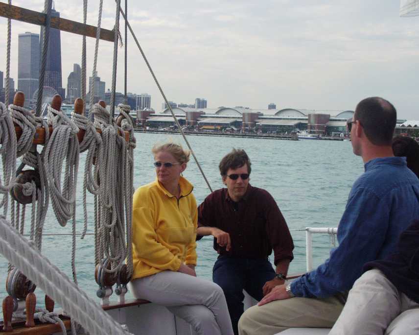 Aboard the Windy with Gretchen and Steve
