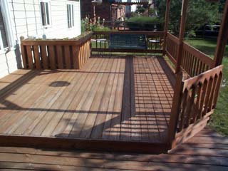 Back deck - perfect for grilling!