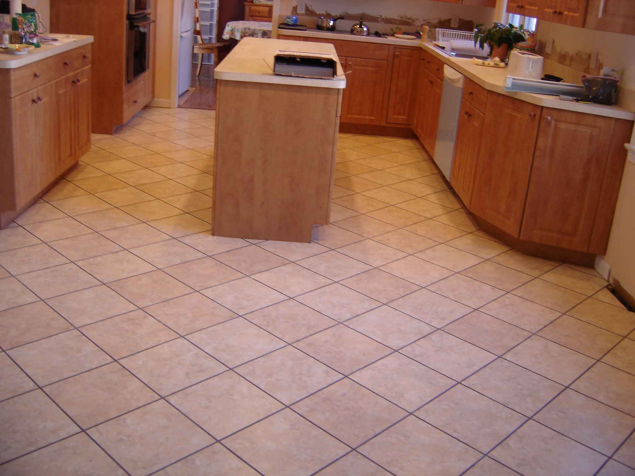 New tile floor