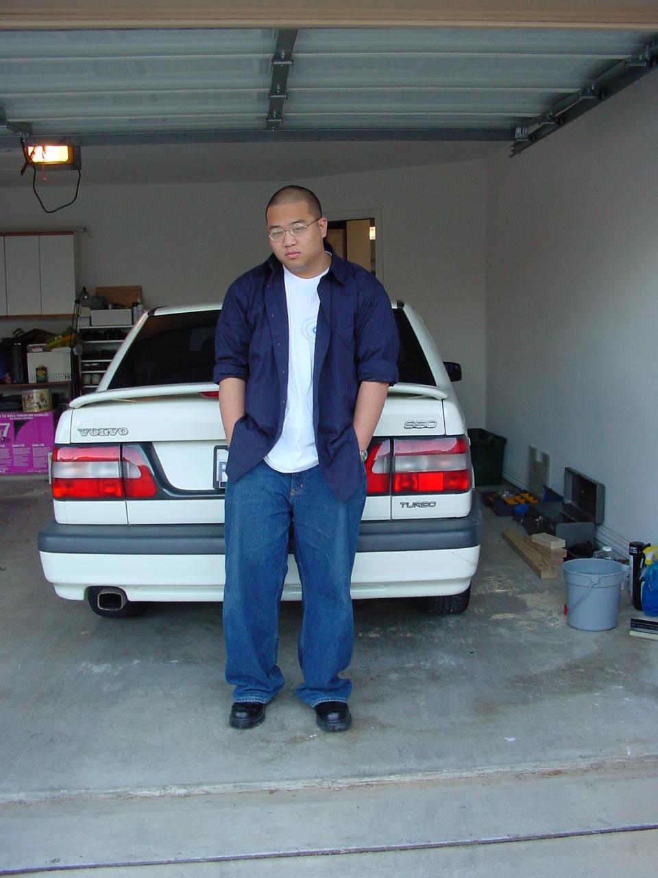 The man and his car
