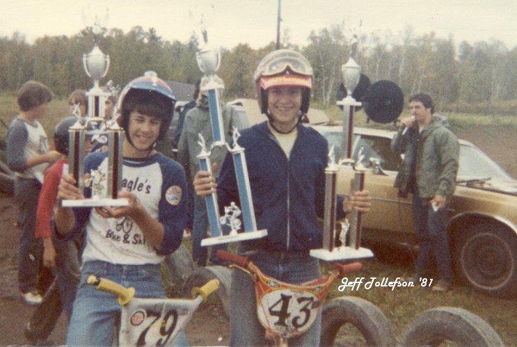 Me and Mike Morris celebrating the last race of the season!!