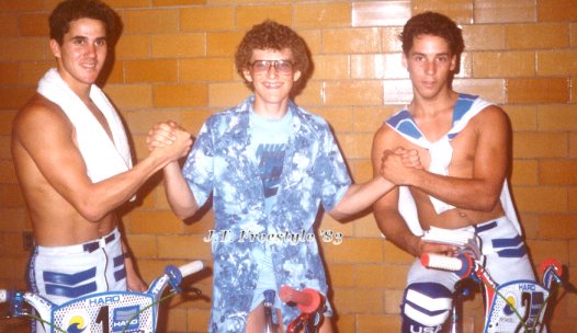 Bob, me, and Ron Wilton back in 1983
