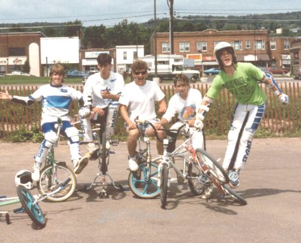 1986 West Duluth contest, Jeff, JJ, Me, Jay, and Jamie 