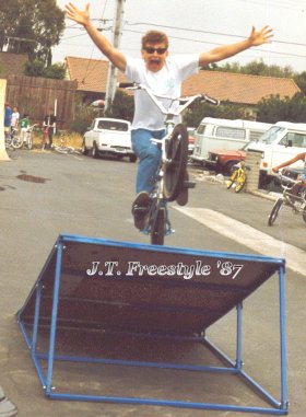 No handed abubaca at the Haro show in '87
