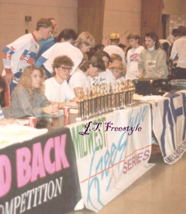 J.T. judging at the AFA contest in St. Paul, MN