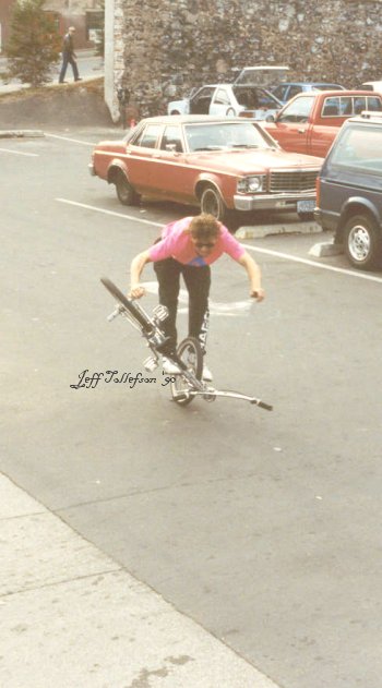 J.T. Hitchhikin' downtown '90