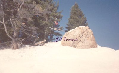 J.T. Bridger Bowl Montana rock jump!!!