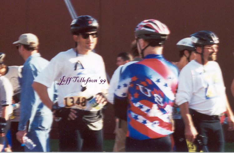 Hangin' out after the Duluth Inline Marathon race!!