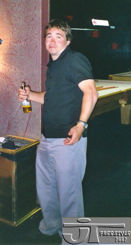 Jay heading out to party some more at the Rock