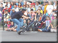 Stalled Lawnmower for the State Fair 2002 crowd!