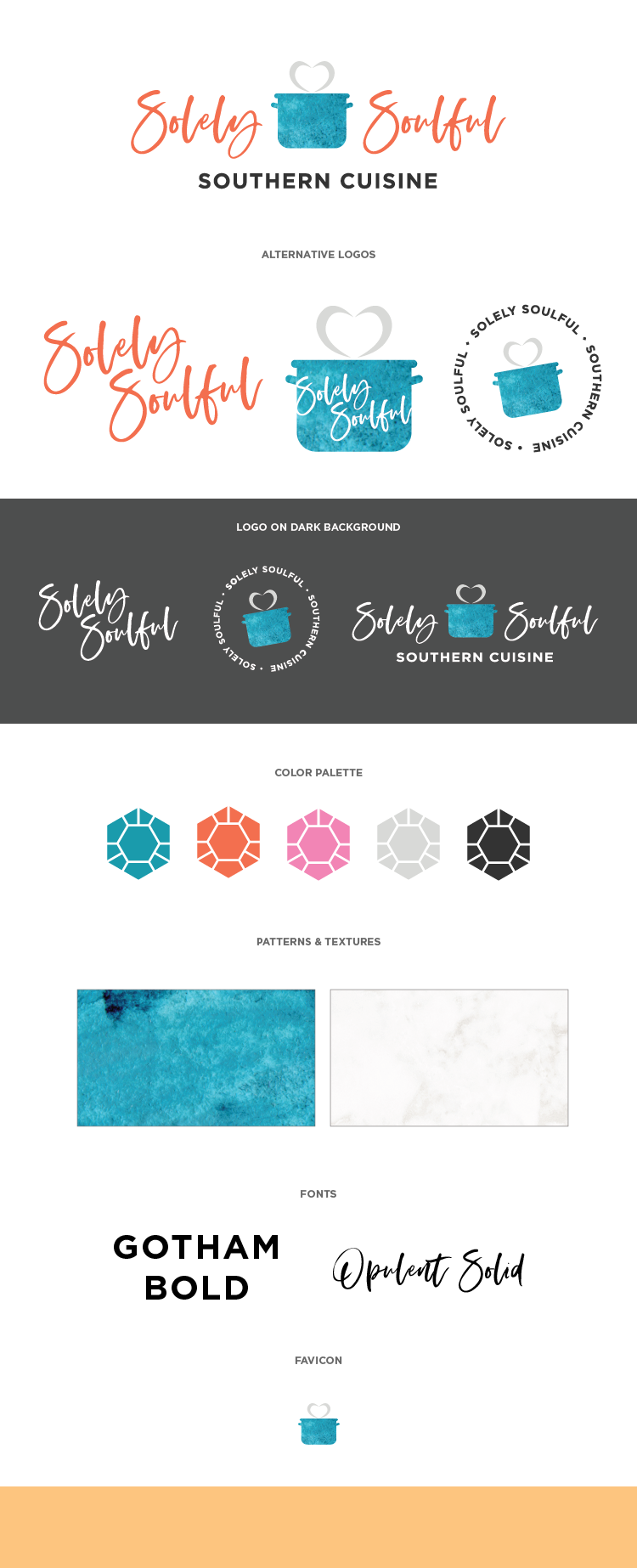 Solely Soulful Brand Board