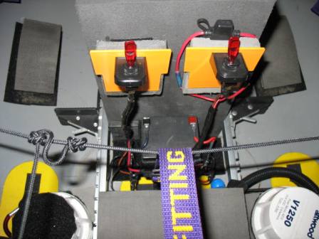 Detail of Switches & Battery