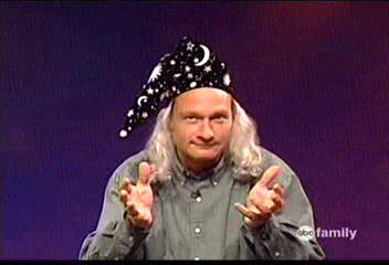 Ryan Stiles in wizard hat