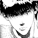Rukawa Kaede listening to Hana