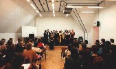 A touch of class to finish: The San Sebastian Chamber Choir.
