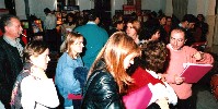 Lost in the crowd!