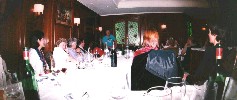 Tim Bowley's captivating stories after dinner.