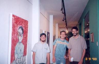Juan con Maxi y Eduardo Bustamante