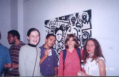 Cecilia, Cachito, Tania y Maia