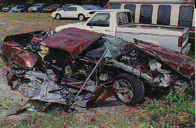 What was left of Rex's Iroc-Z - May 1994