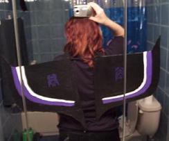 me wearing wings-back