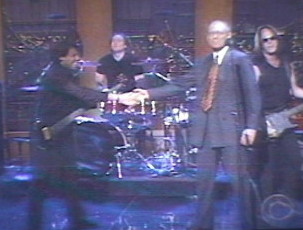 Kasim Sulton on the David Letterman Show 8/4/00