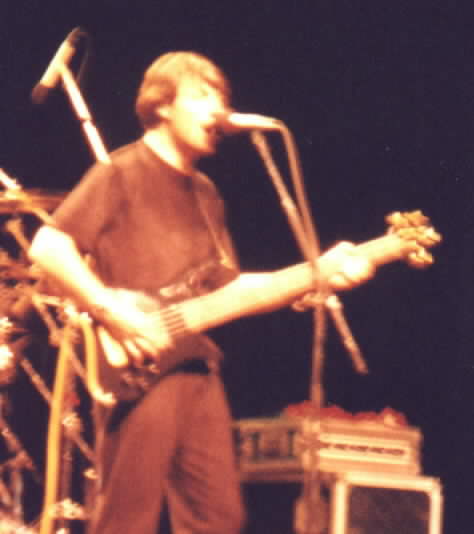 Kasim Sulton under a canopy in Rochester Hills - 3rd July 2000