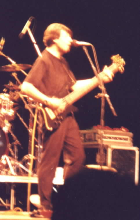 Kasim Sulton under a canopy in Rochester Hills - 3rd July 2000