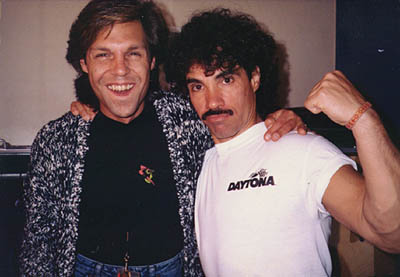 Kasim with Hall and Oates