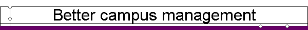 Better campus management