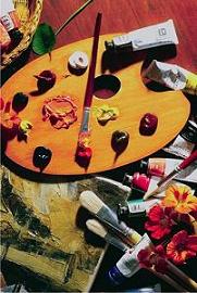 Foto: paleta de pintura