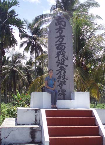 makam tentara Jepang di Pantai Lamaru