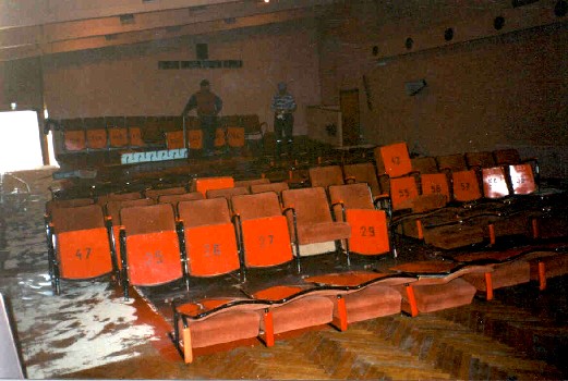 Elokuva teatterin istuimet