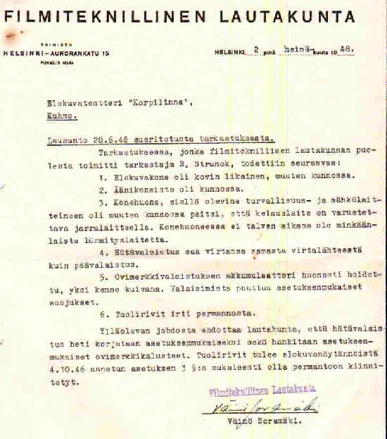Tarkastuslausunto