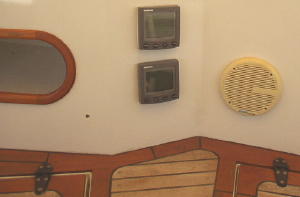 instruments in cockpit
