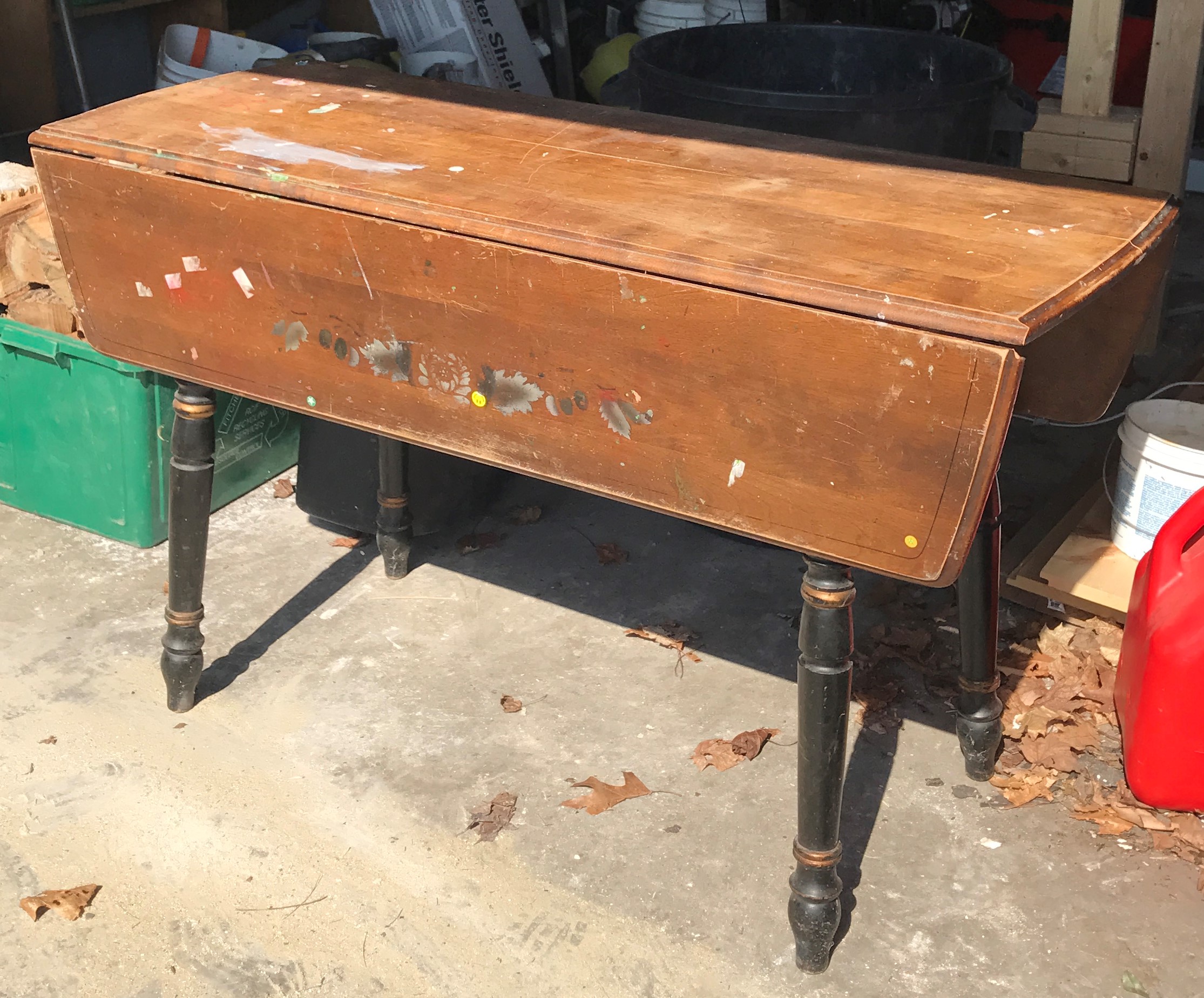 Drop Leaf Table-Before