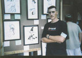 Chewy at the art show