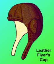Leather Flyer's Cap