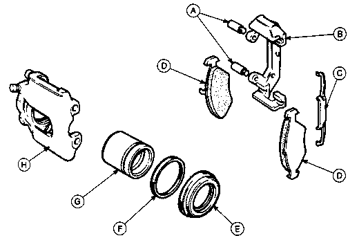 Ford Sierra/sapphire1.8cvh/2.0DOHC/Pinto/2.3Diesel Front Brake Caliper Brackets Ford Sierra/sapphire1.8cvh/2.0DOHC/Pinto/2.3Diesel Front Brake Caliper Brackets