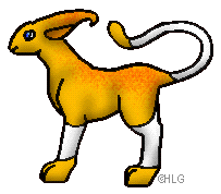 Pet Name: Elelin
Species: Rayj
ID: ryj09m
Gender: Male
Parents: Wild
Notes: Lovely orange and yellow markings. They clash wonderfully with his blue eyes. Quite friendly and enjoys to speak with humans.