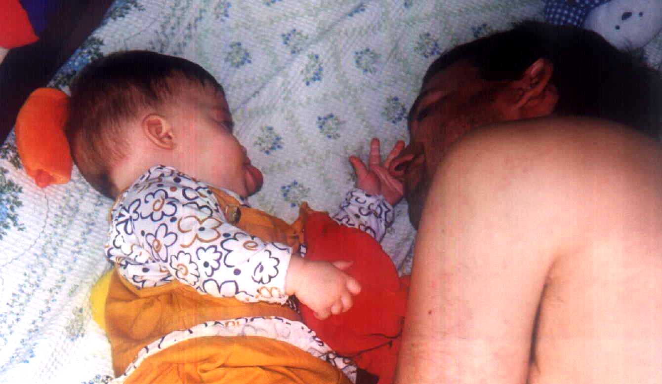 Brit having a special moment with her daddy