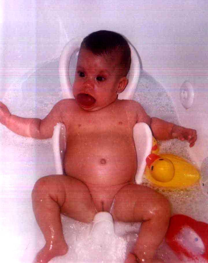 Brit chillin' in the bath