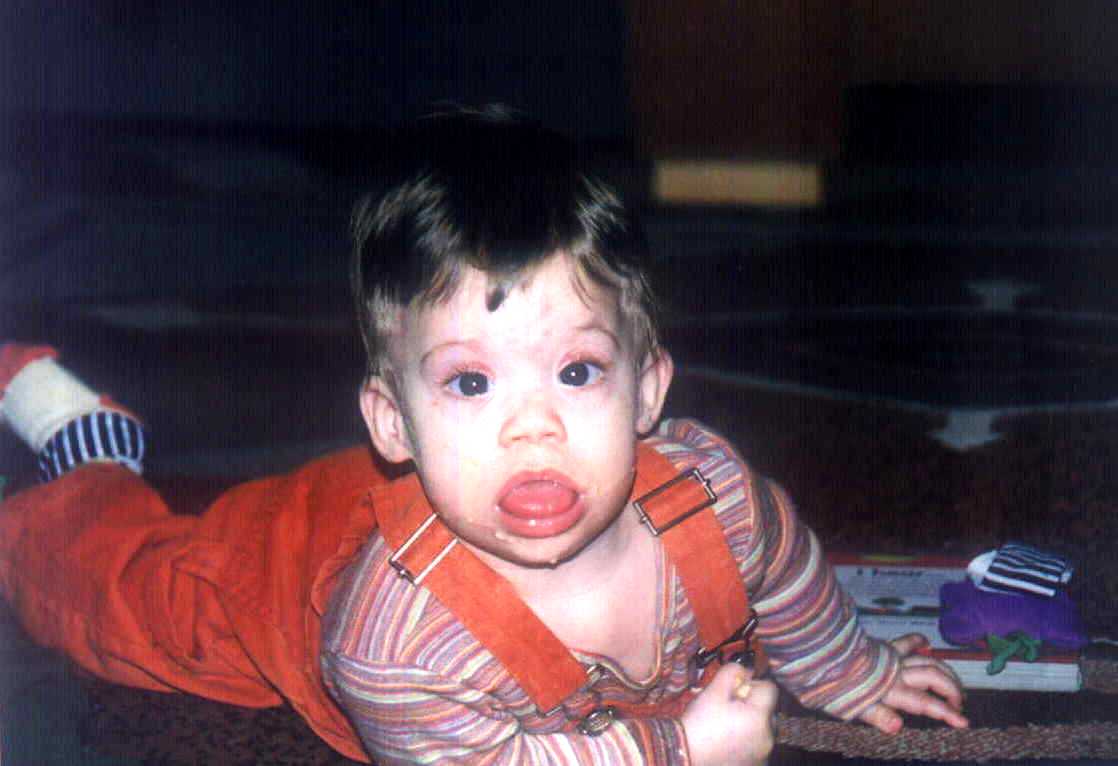 Brit eating a cookie
