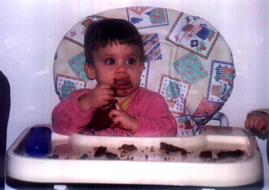 Brit eating cake